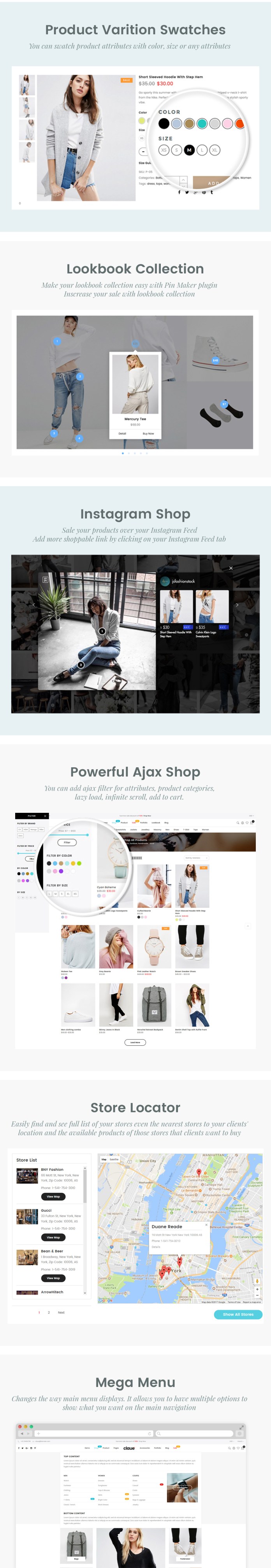 Claue - Sạch sẽ, Magento tối thiểu 2 và 1 Theme - 17