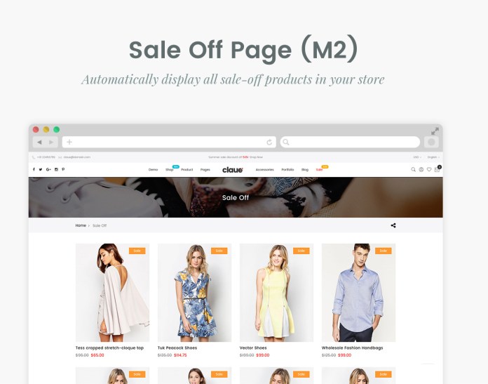 Claue - Sạch sẽ, Magento tối thiểu 2 và 1 Theme - 20