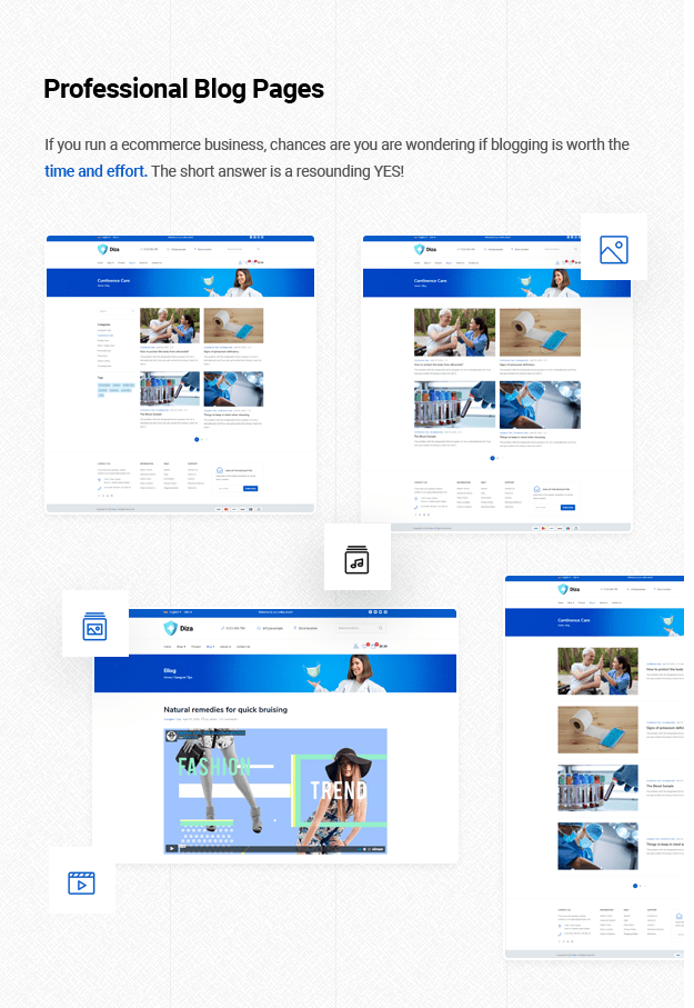 Diza - Cửa hàng dược phẩm Elementor WooCommerce Theme - 18