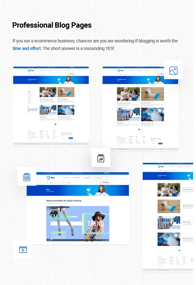 Tải xuống: Diza - Cửa hàng Dược phẩm Elementor WooCommerce Theme | Chủ đề hay nhất 18 Diza - Cửa hàng dược phẩm Elementor WooCommerce Theme - 18