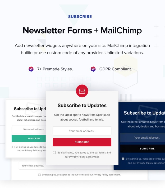 Bản tin & Mailchimp