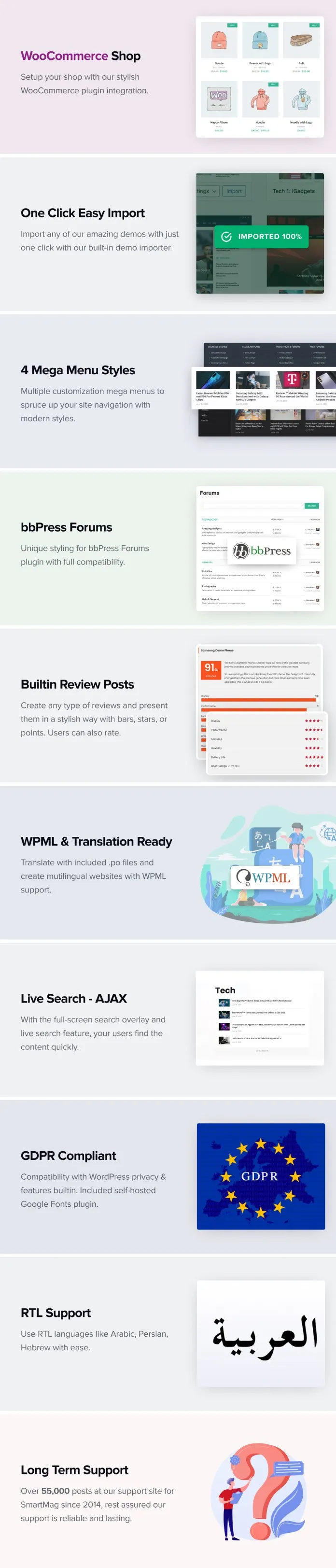 Tải xuống: SmartMag - Tin tức & Tạp chí WordPress | Chủ đề hay nhất 17 Vô số More Đặc trưng