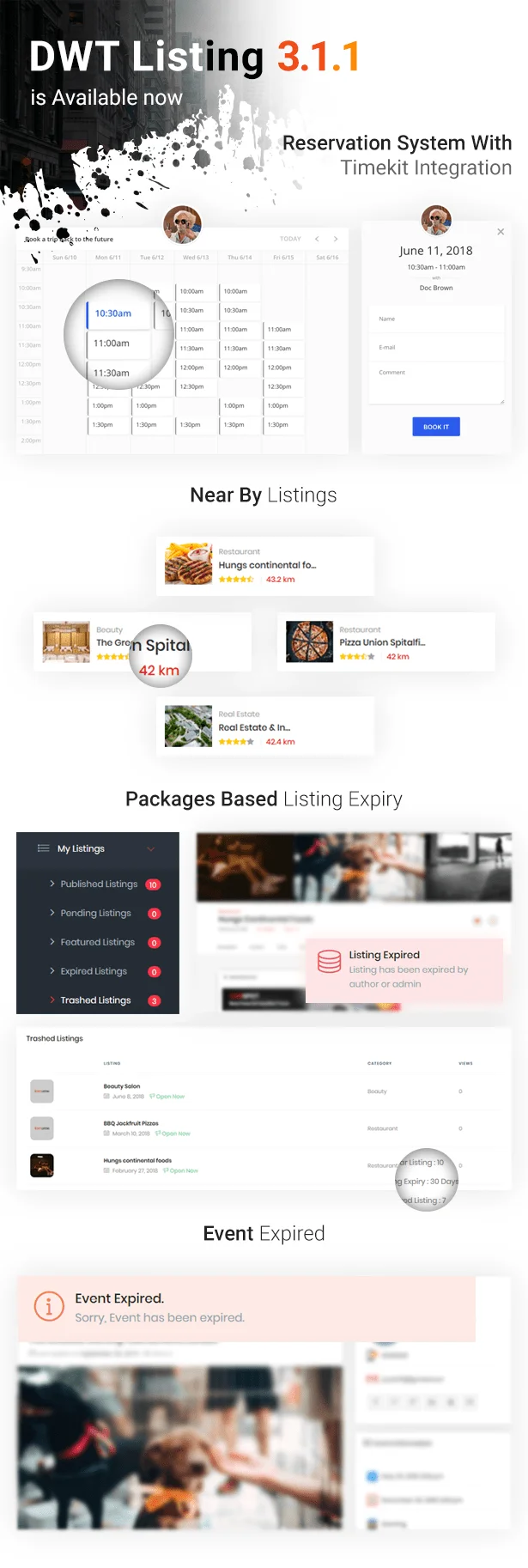 dwt liệt kê các ứng dụng gốc có sẵn