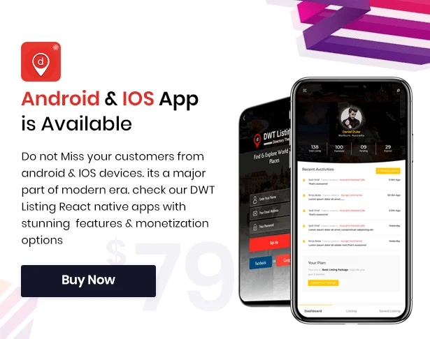 dwt liệt kê các ứng dụng gốc có sẵn