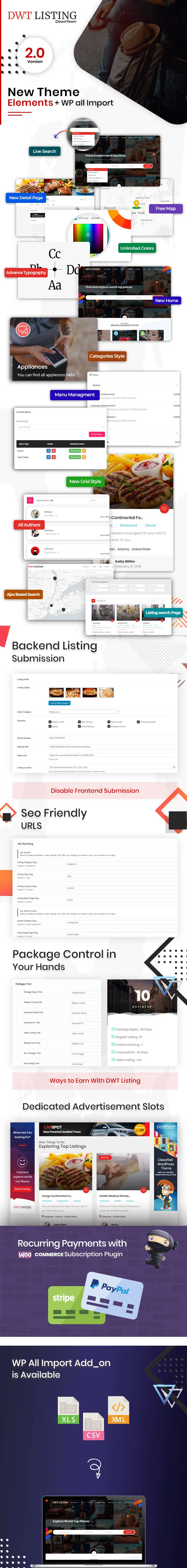 Các tính năng mới