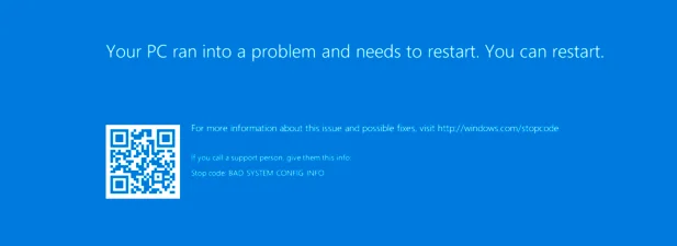 Cách khắc phục lỗi BSOD thông tin cấu hình hệ thống không hợp lệ trong Windows 10