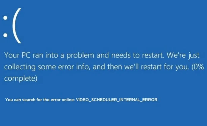 Cách khắc phục lỗi nội bộ của bộ lập lịch video BSOD trong Windows 10 2 Cách khắc phục lỗi nội bộ của bộ lập lịch video BSOD trong Windows 10