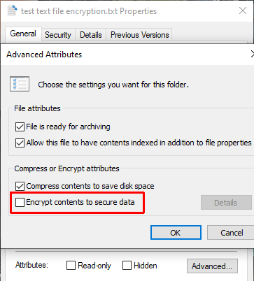 Cách mã hóa và giải mã tệp văn bản trong Windows 10 2 Cách mã hóa và giải mã tệp văn bản trong Windows 10