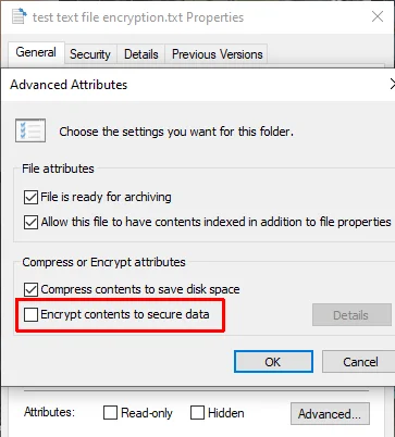 Cách mã hóa và giải mã tệp văn bản trong Windows 10 2 Cách mã hóa và giải mã tệp văn bản trong Windows 10