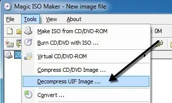 giải nén hình ảnh uif