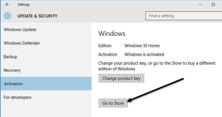 đi đến cửa hàng