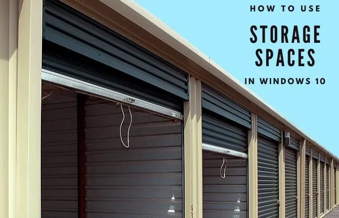 Cách sử dụng không gian lưu trữ trên Windows 10 để sao lưu dữ liệu