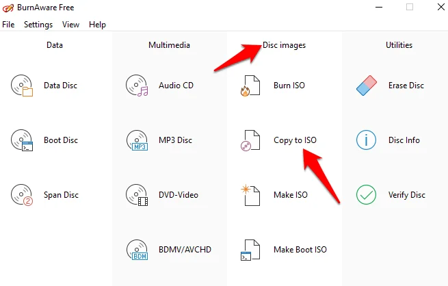 Cách tạo, gắn kết và ghi tệp ảnh ISO miễn phí 2 Cách tạo, gắn kết và ghi tệp ảnh ISO miễn phí