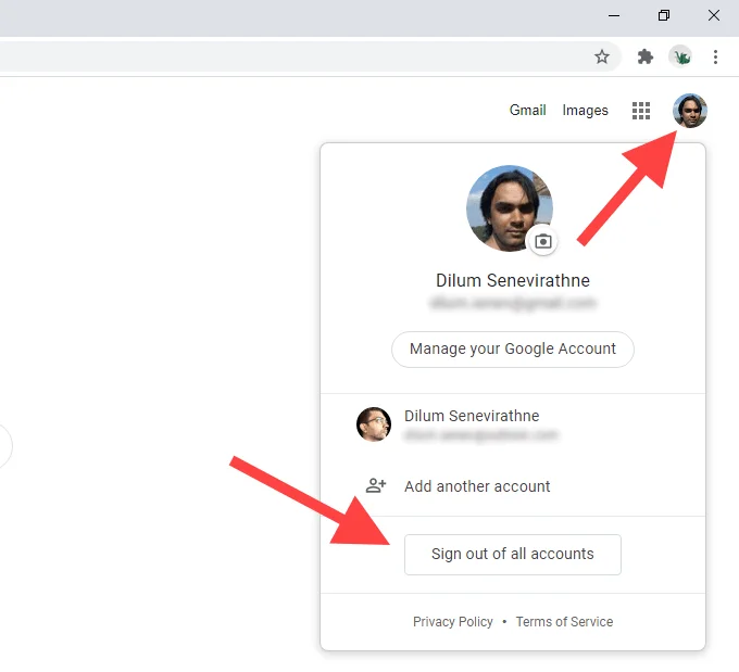 Cách thay đổi tài khoản Google mặc định 2 Cách thay đổi tài khoản Google mặc định