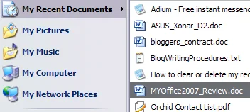 tài liệu gần đây