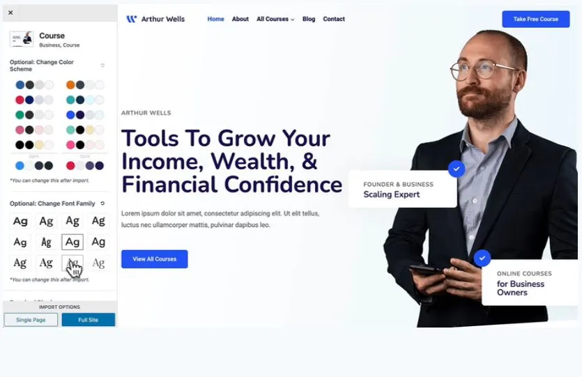 Chọn Phông chữ của bạn