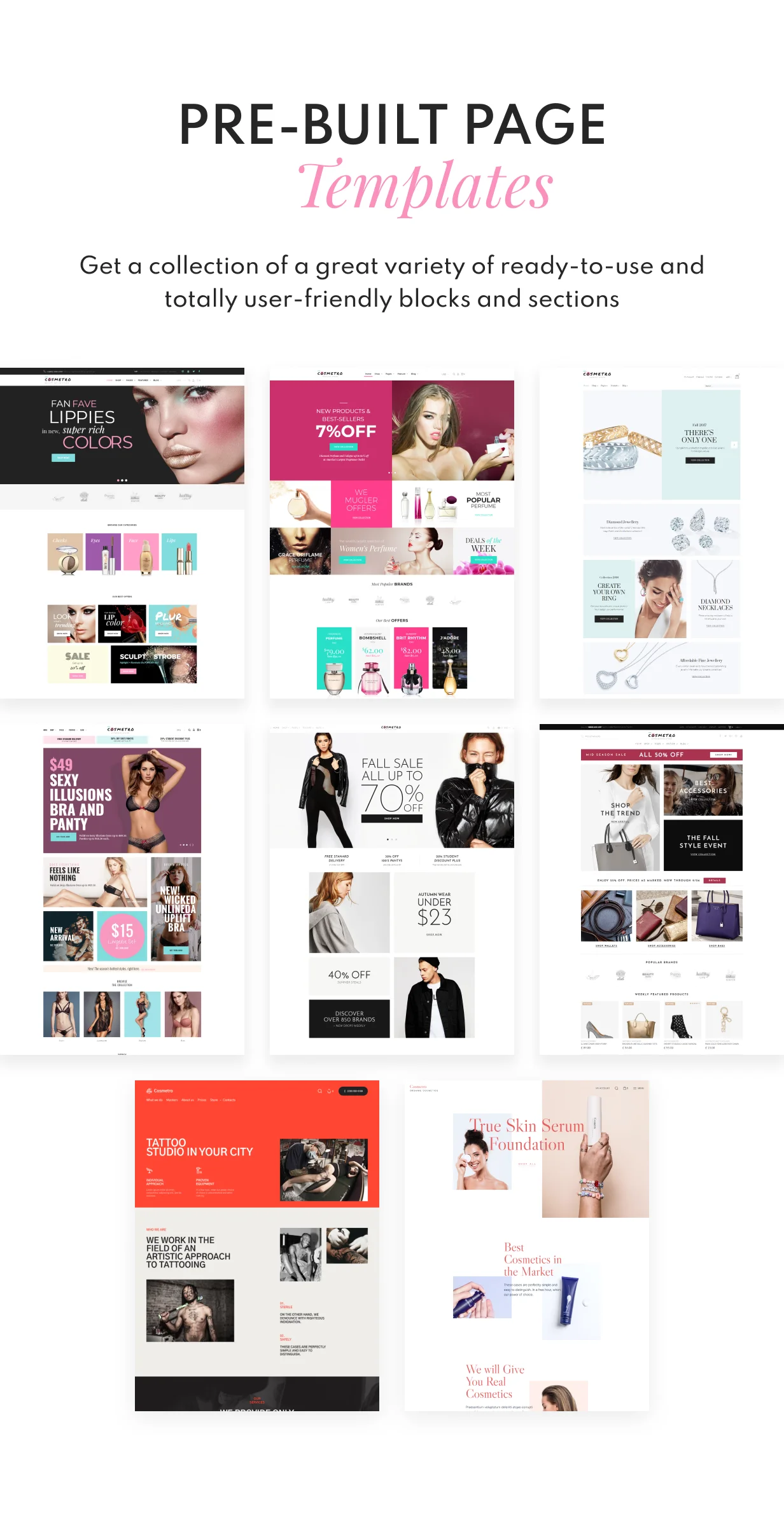Cosmetro v4.0.6 NULLED - Cosmetics Store Elementor WooCommerce Theme