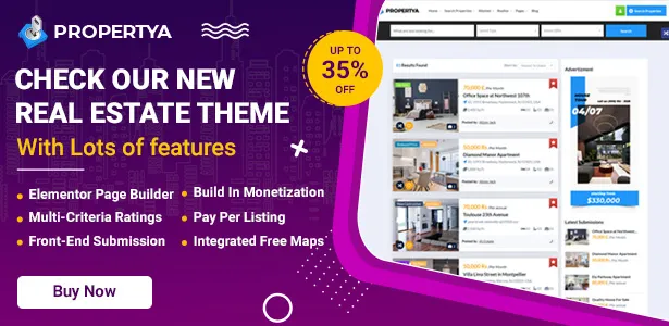 Propertya - Bất động sản WordPress Theme