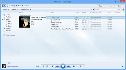 Gỡ cài đặt Windows Media Player khỏi Windows 7