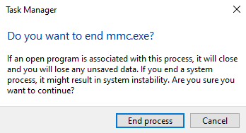 MMC.exe là gì và nó có an toàn không? 2 MMC.exe là gì và nó có an toàn không?