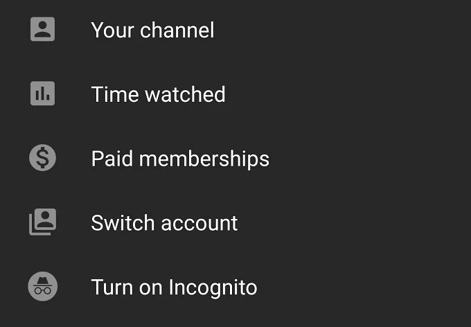 Sử dụng Chế độ ẩn danh của YouTube để xem video riêng tư trên thiết bị di động 4 Sử dụng Chế độ ẩn danh của YouTube để xem video riêng tư trên thiết bị di động