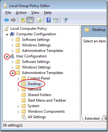 Xóa Trình hướng dẫn Dọn dẹp Màn hình khỏi Windows 7