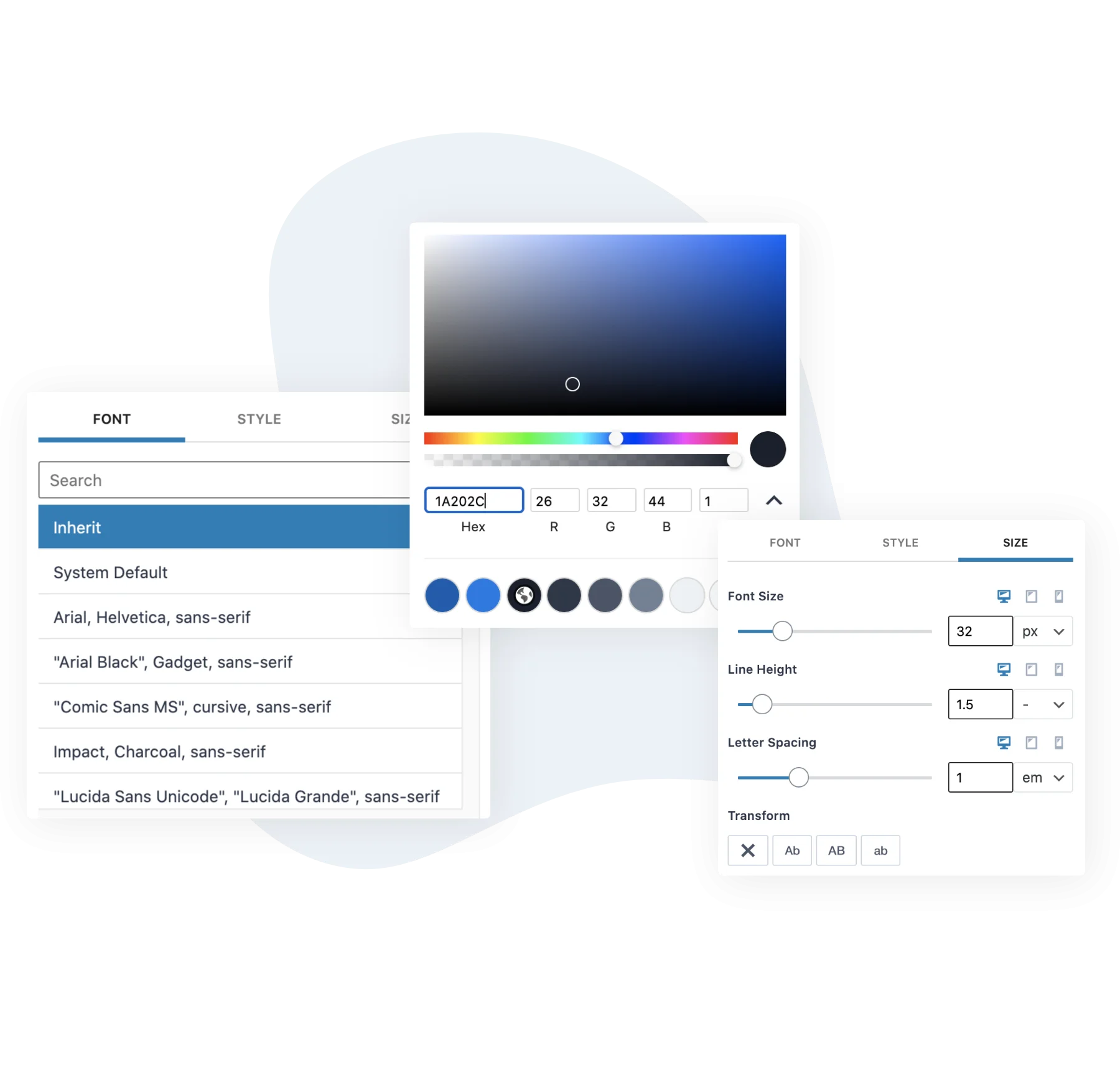 kiểu chữ Kadence Theme Pro