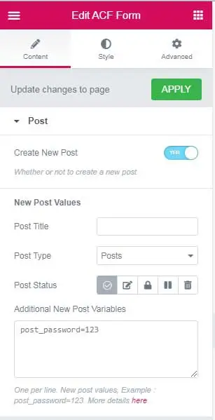 Đăng thuộc tính