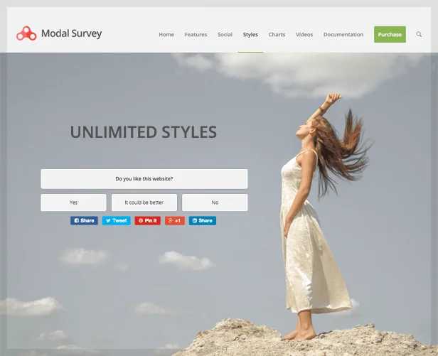 Flexible WordPress Questionnaire Position and Size
