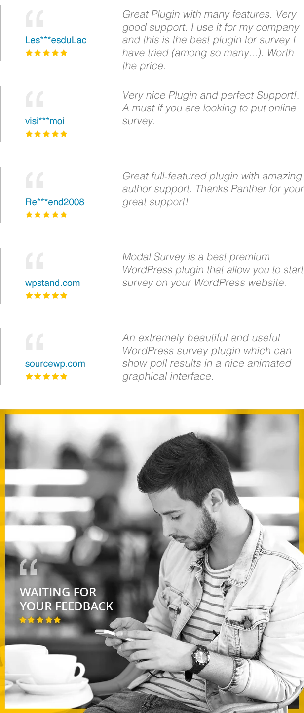 Modal Survey - WordPress Poll, Survey & Quiz Plugin - 1