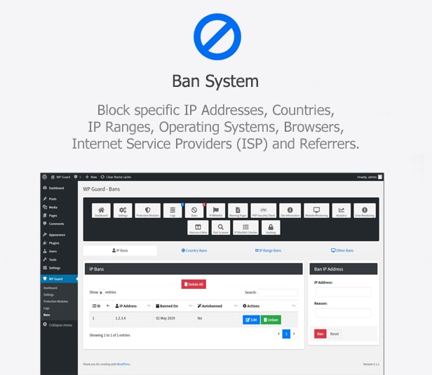 WP Guard - Plugin Bảo mật, Tường lửa & Chống Thư rác cho WordPress - 4