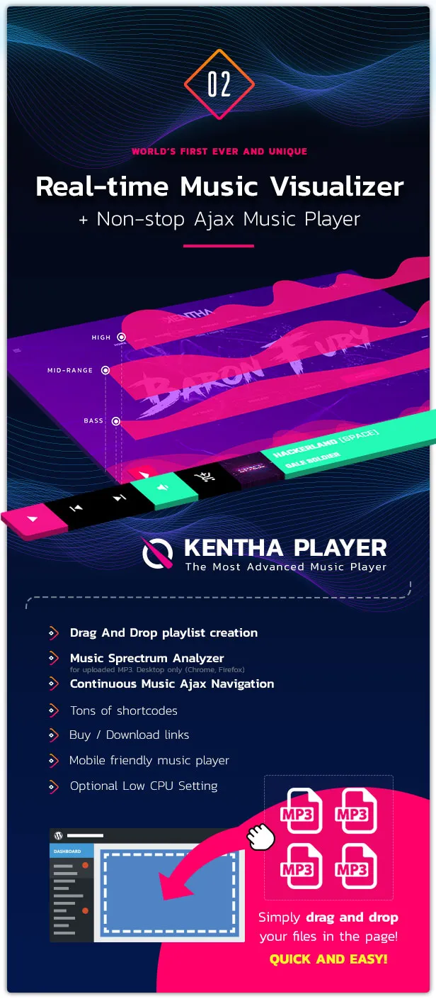 Kentha Music WordPress Theme 03