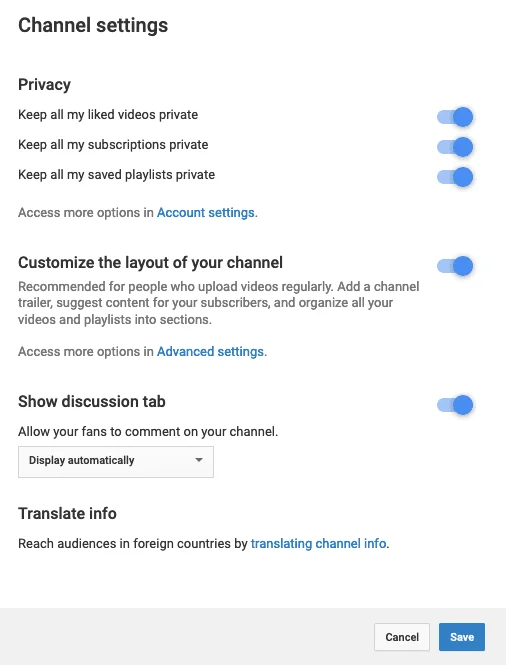 Kiến thức cơ bản về cách tạo kênh YouTube đầu tiên của bạn
