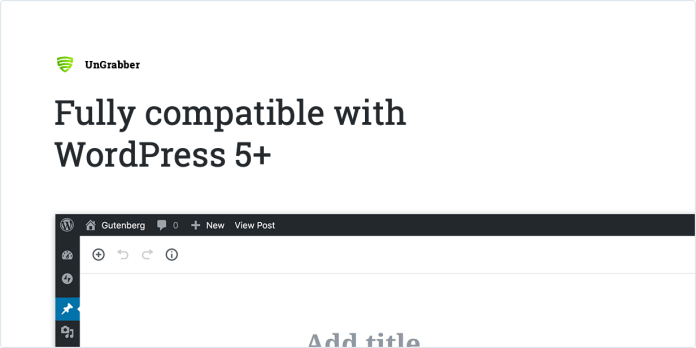 Hoàn toàn tương thích với WordPress 5+