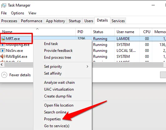 Mrt.exe trong Windows là gì và nó có an toàn không?