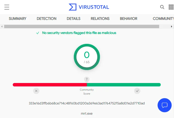 Mrt.exe trong Windows là gì và nó có an toàn không?