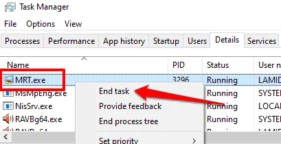 Mrt.exe trong Windows là gì và nó có an toàn không?