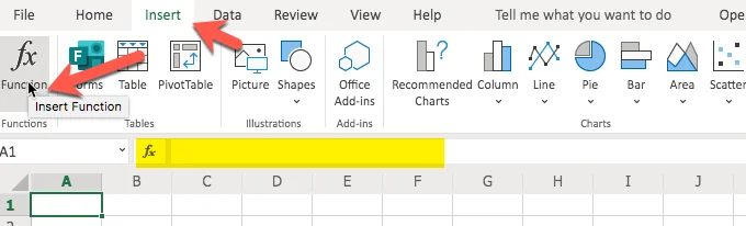 Formulas với Functions