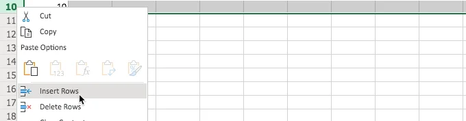 Hướng dẫn cơ bản cách sử dụng Microsoft Excel (Phần 2) 26 Insert Rows