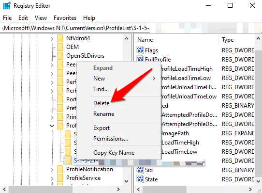 Cách khắc phục hồ sơ người dùng (User Profile) bị hỏng trong Windows 10
