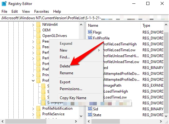 Cách khắc phục hồ sơ người dùng (User Profile) bị hỏng trong Windows 10 13 Cách khắc phục hồ sơ người dùng (User Profile) bị hỏng trong Windows 10