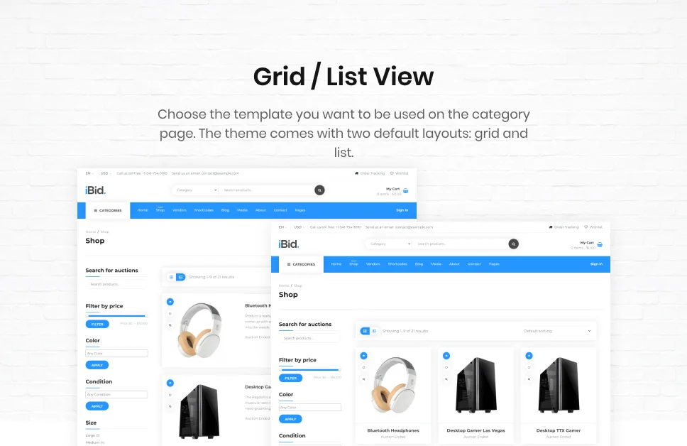 iBid - Đấu giá nhiều nhà cung cấp WooCommerce Theme - 23