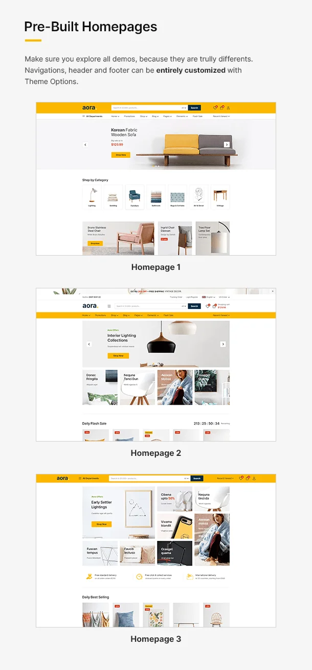 Aora - Nhà & Phong cách sống Elementor WooCommerce Theme - 11