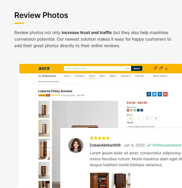 Aora - Nhà & Phong cách sống Elementor WooCommerce Theme - 17