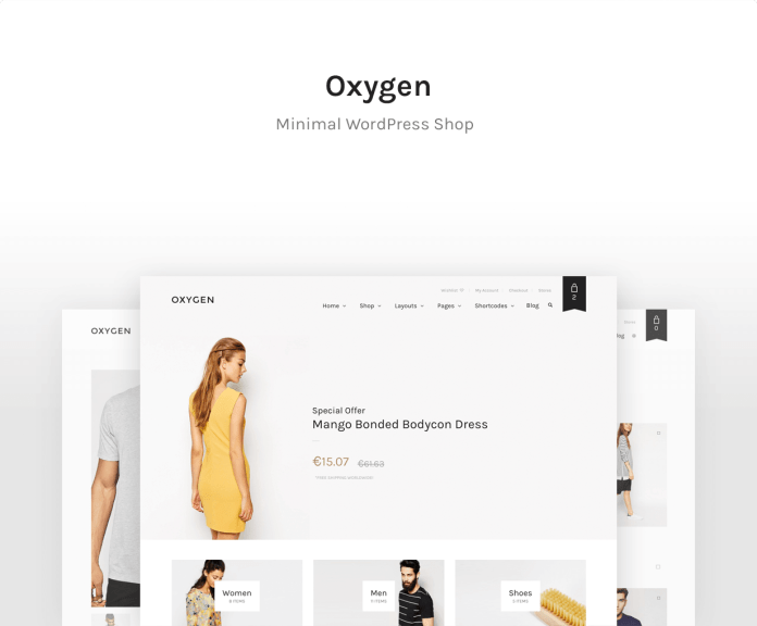 Oxy - Tốt nhất WooCommerce chủ đề