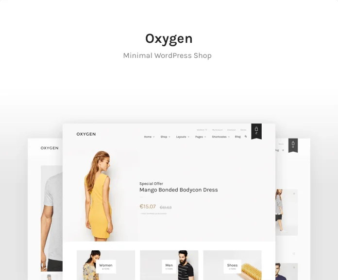 Oxy - Tốt nhất WooCommerce chủ đề