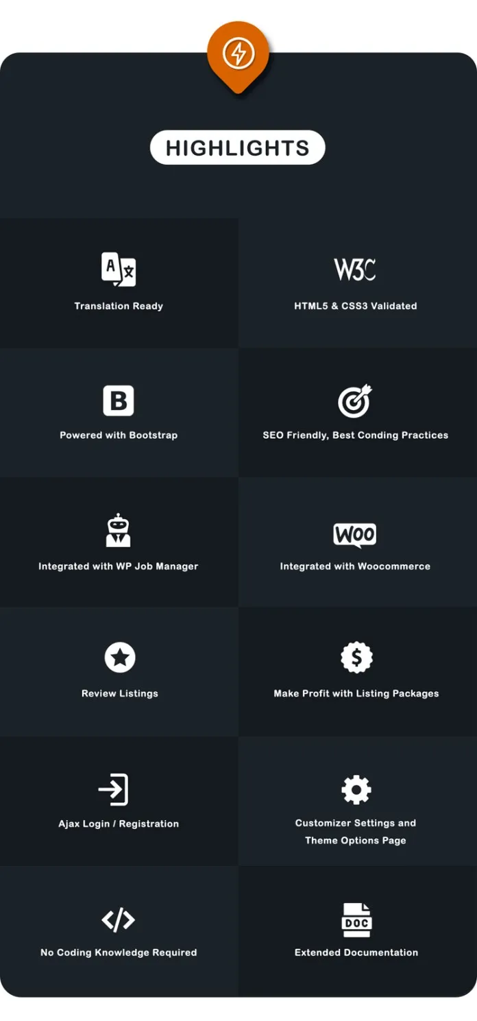 Tải xuống: Listar - Thư mục và Danh sách WordPress Theme | Chủ đề hay nhất 15 Listar - Thư mục và danh sách WordPress Theme - 15