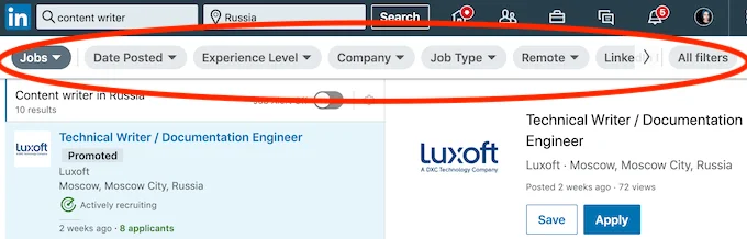 Cải thiện tìm kiếm việc làm trên LinkedIn của bạn với 6 mẹo này 9 Cải thiện tìm kiếm việc làm trên LinkedIn của bạn với 6 mẹo này