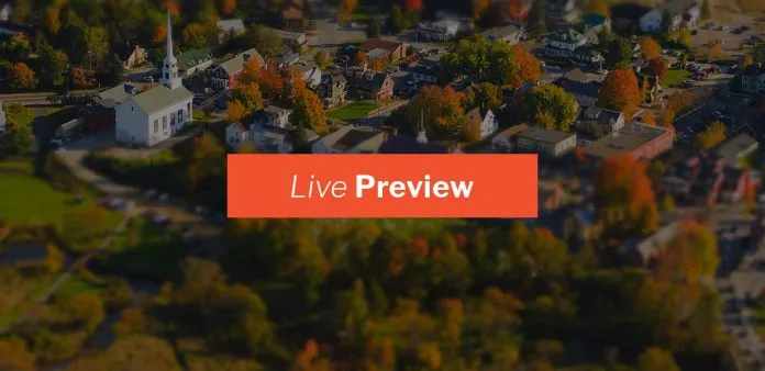 Bản xem trước trực tiếp của TownPress