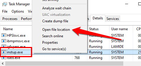 Instup.exe là gì và nó có an toàn không? 6 Instup.exe là gì và nó có an toàn không?